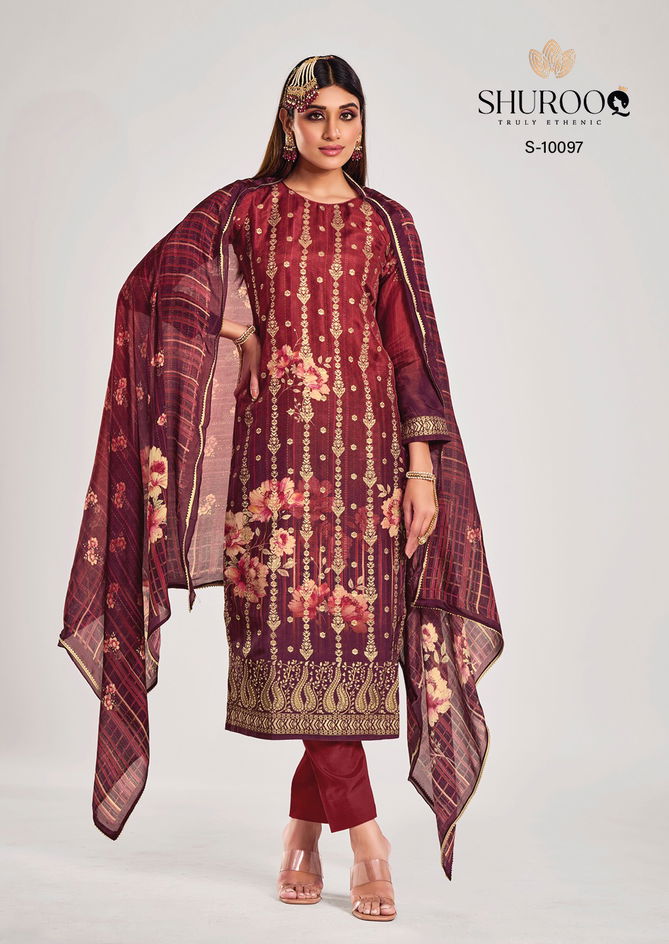 Shurooq Qainat Wholesale Printed Designer Salwar Suits Catalog